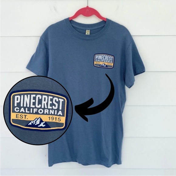 NEW Pinecrest California T-Shirt Indigo Small Unisex - Picture 1 of 9
